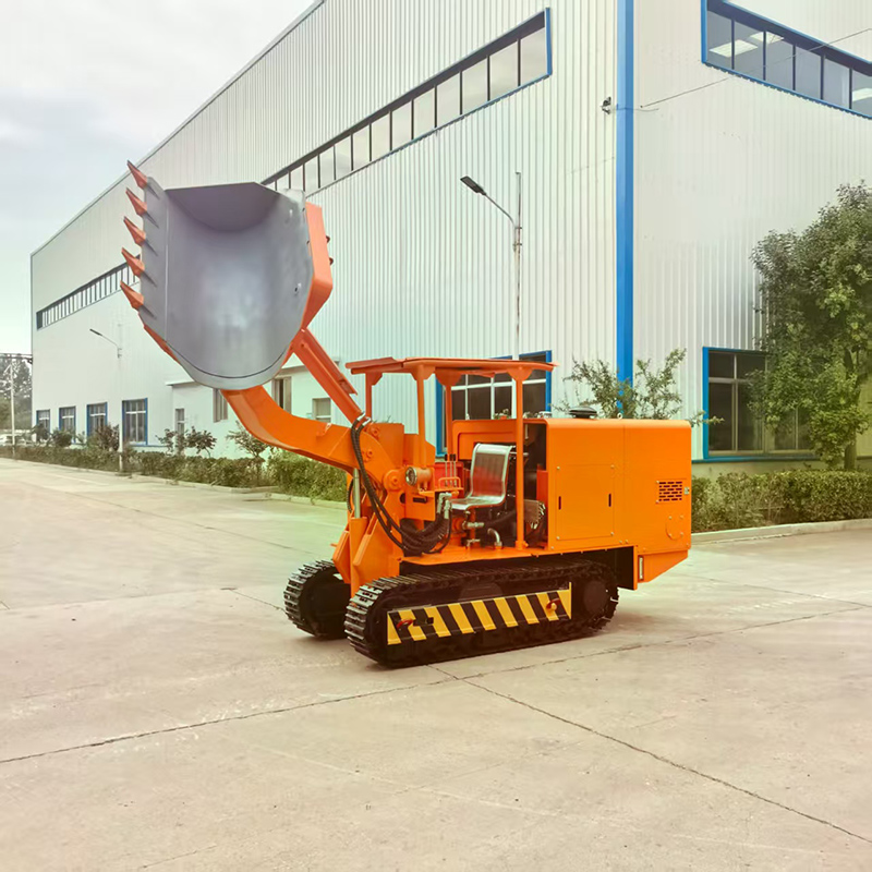 Chargeur de roche à déchargement latéral 120