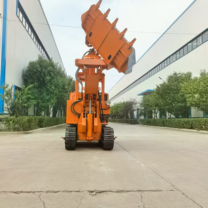 Погрузчик породы с боковой разгрузкой туннеля