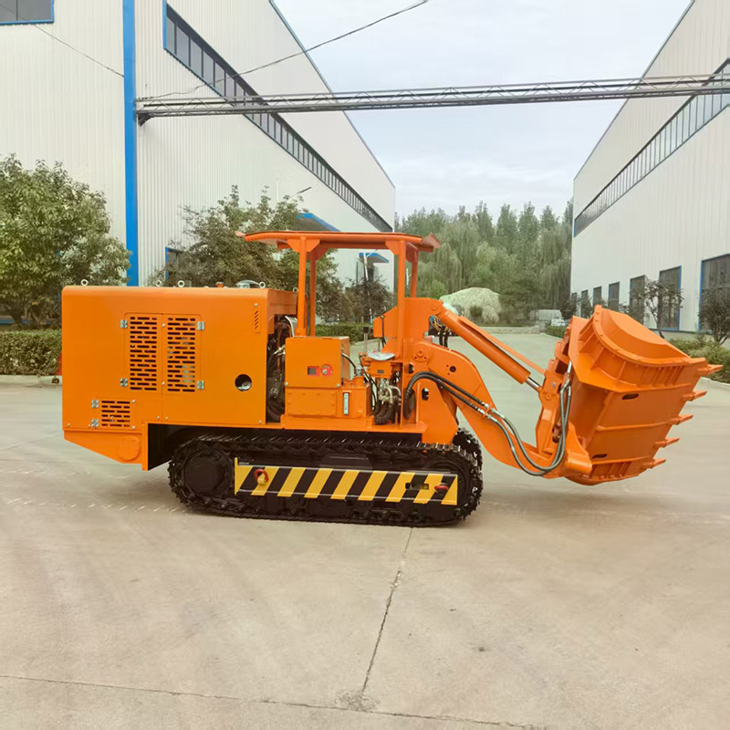 Погрузчик породы с боковой разгрузкой туннеля