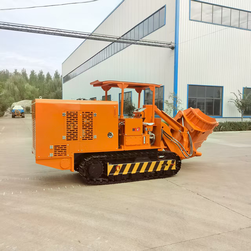 Chargeur de roche à déchargement latéral 120