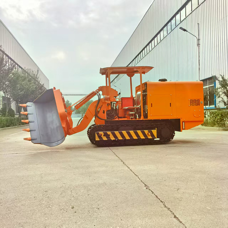 Погрузчик породы с боковой разгрузкой туннеля