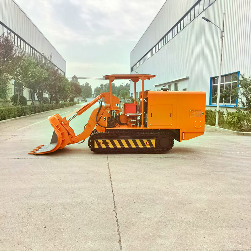 Погрузчик породы с боковой разгрузкой туннеля