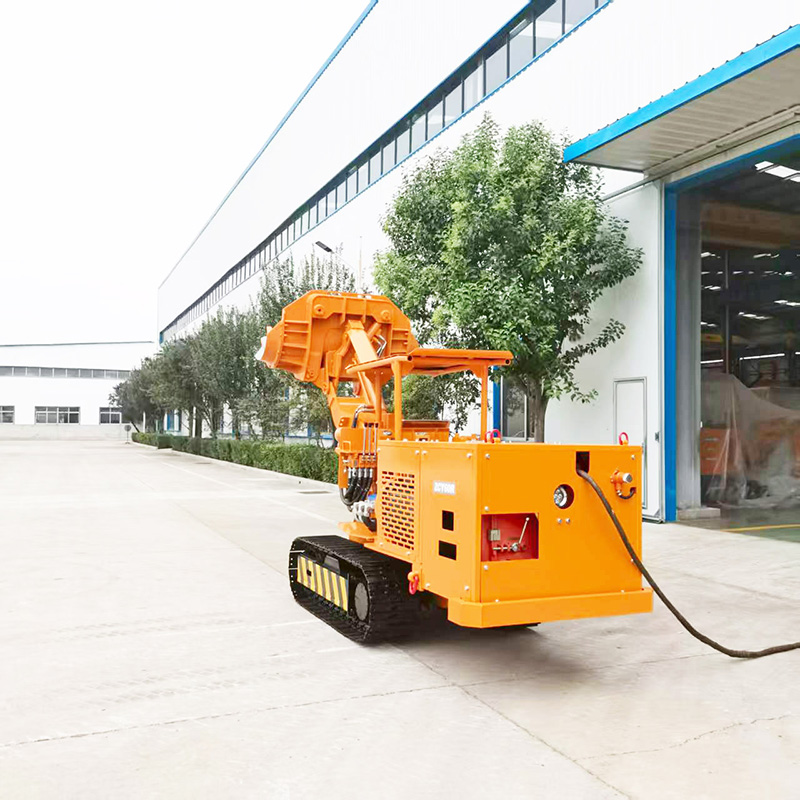 Боковая разгрузка погрузчика для горных пород ZCY