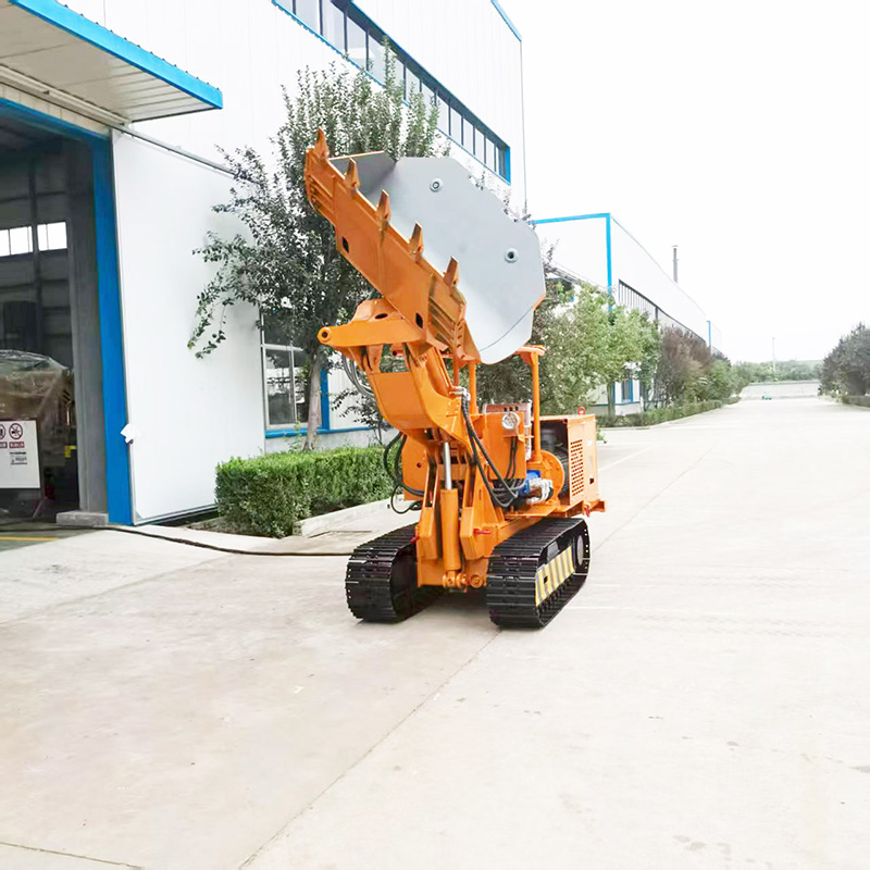 Máy xúc đá dỡ hàng bên hông điều khiển từ xa