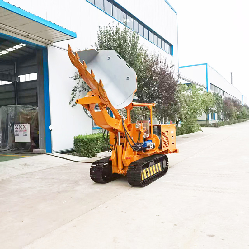 Chargeuse de roches sur chenilles