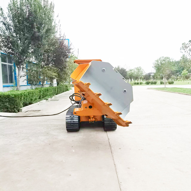 Chargeuse de roches sur chenilles