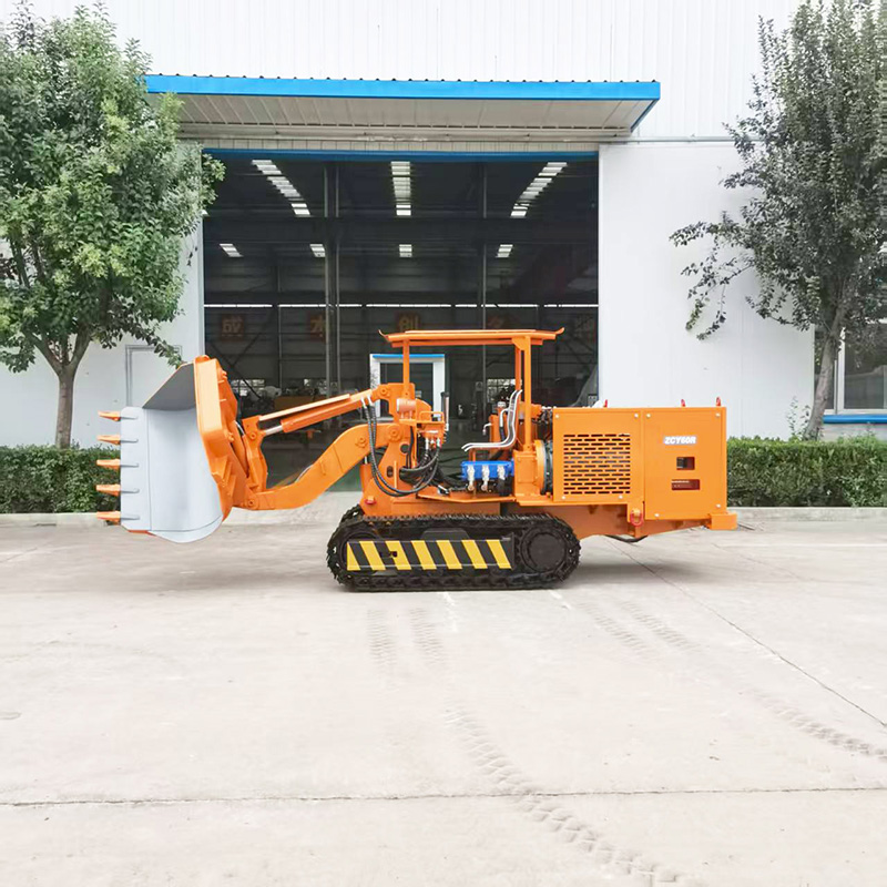 Máy xúc đá dỡ hàng bên hông điều khiển từ xa