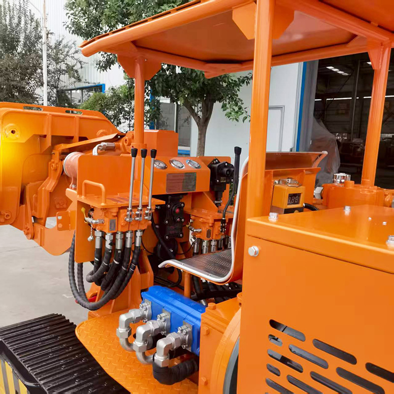 Effizienter Steinlader mit seitlicher Entladung