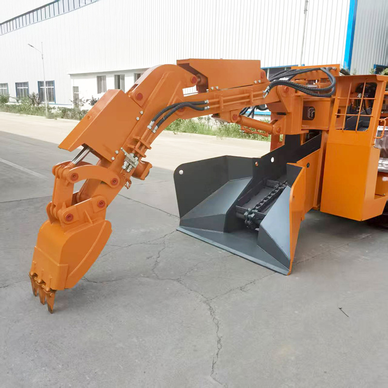 جرافة متوسطة الحجم لحفر الأتربة