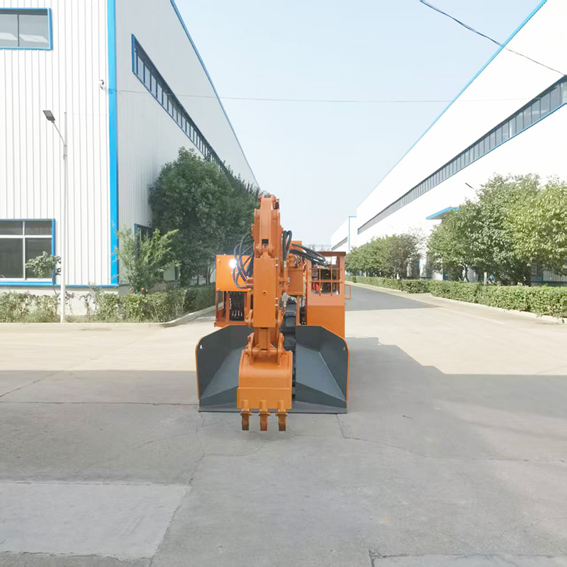 Petite chargeuse déblayeuse sur chenilles