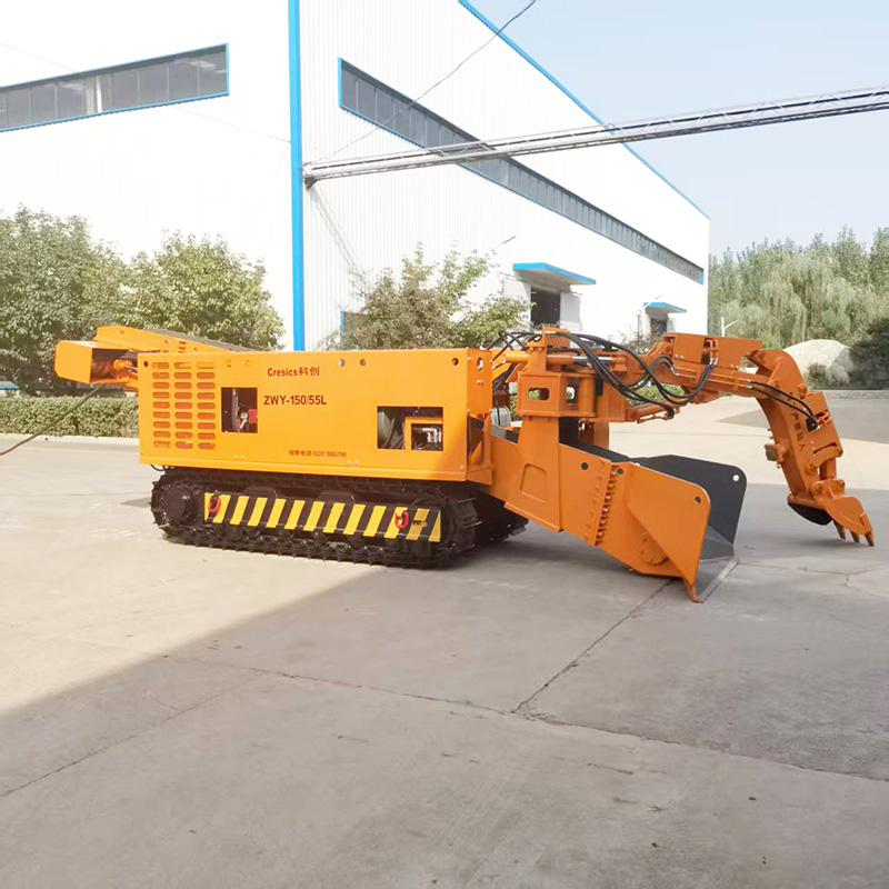 Máy xúc lật trục nghiêng