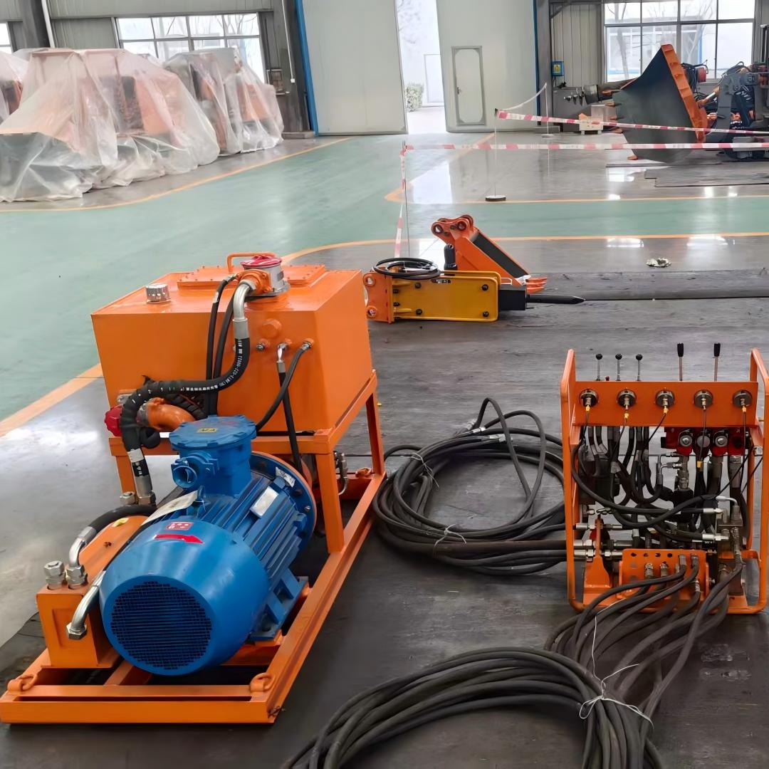 Plataforma de perforación subterránea de tipo dividido