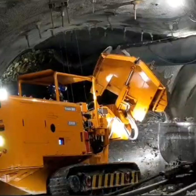 محمل تفريغ جانبي يعمل بالديزل