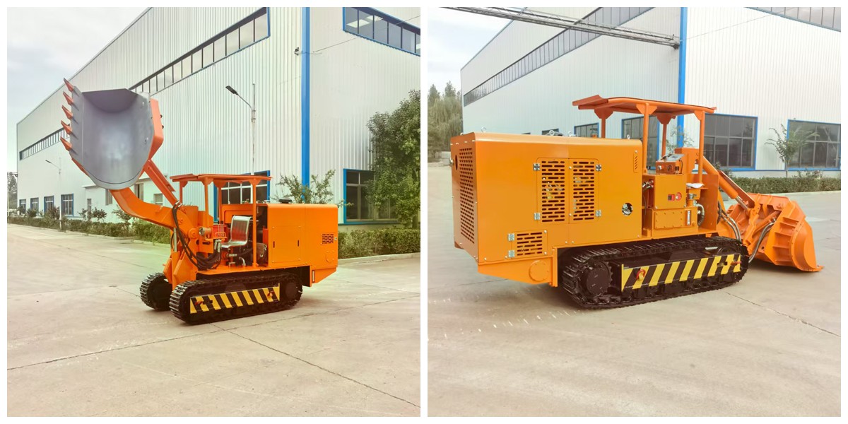 Chargeuse de roches à déchargement latéral 120