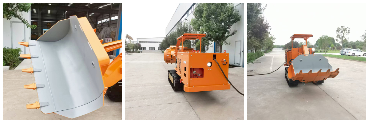 Cargadora de rocas pequeña de descarga lateral.jpg Cargadora de rocas pequeña de descarga lateral.jpg