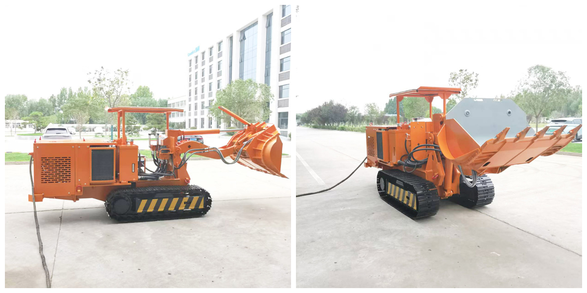 Máy xúc đá dỡ hàng bên khai thác Máy xúc đá dỡ hàng bên khai thác