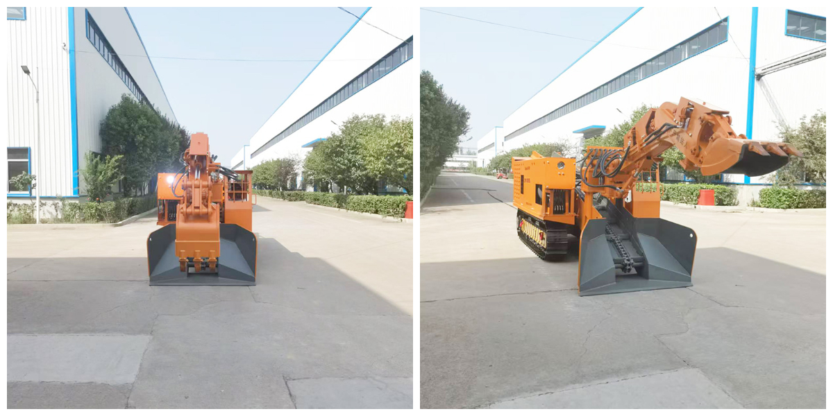 Petite chargeuse déblayeuse sur chenilles.jpg Petite chargeuse déblayeuse sur chenilles.jpg